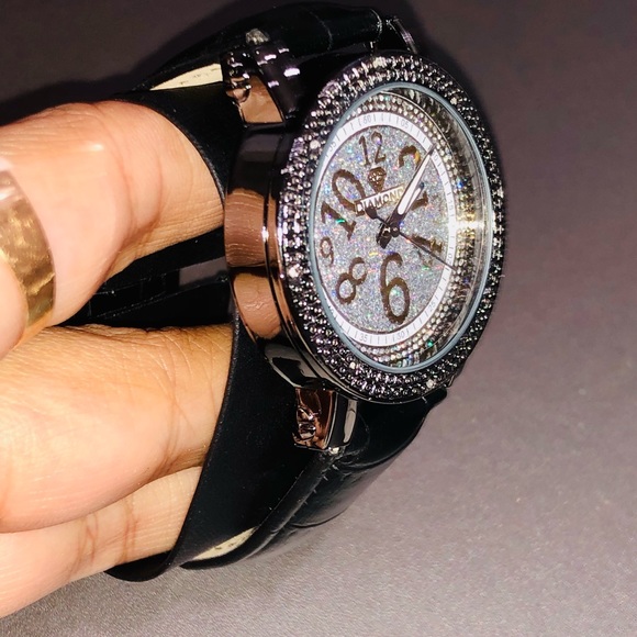 Black Friday sale! One day only! Perfect Christmas gift REAL DIAMOND WATCH Sale! - Picture 2 of 5